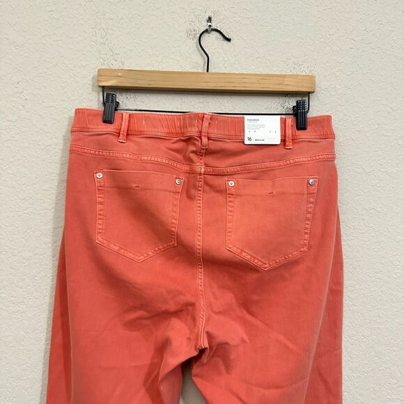 J.JILL Jeans Red Clover Denim Slim Ankle Authentic Fit Straight NWT - Picture 4 of 14